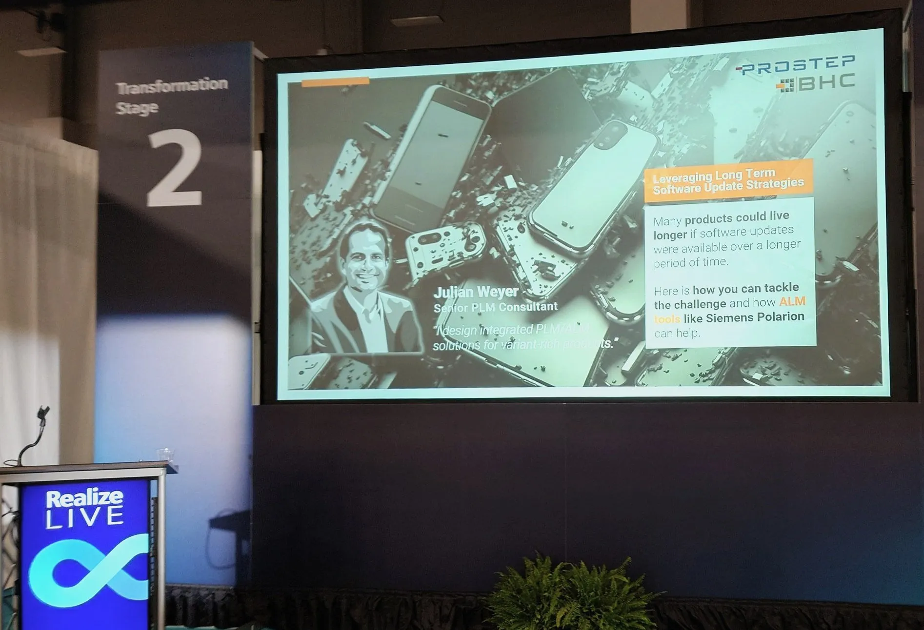 Mit BHC auf der SIEMENS RealizeLive 2024, Las Vegas