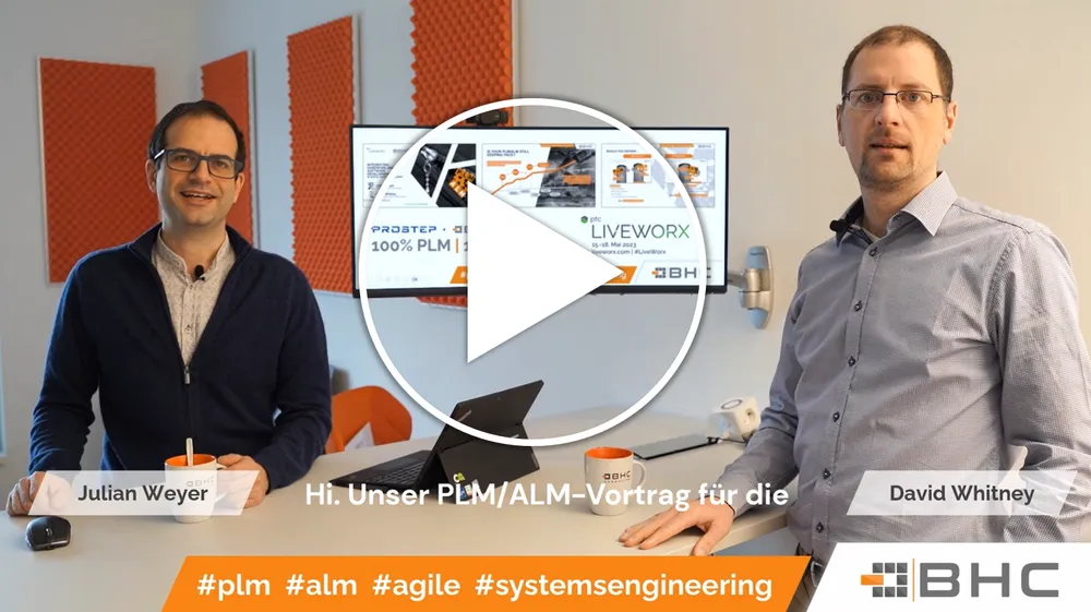 2. Teaser: PLM/ALM-Vortrag von BHC auf der PTC Liveworx